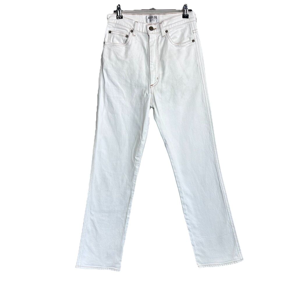 AGOLDE 90's Pinch Waist High Rise Straight Jeans size 27 Button Fly Womens